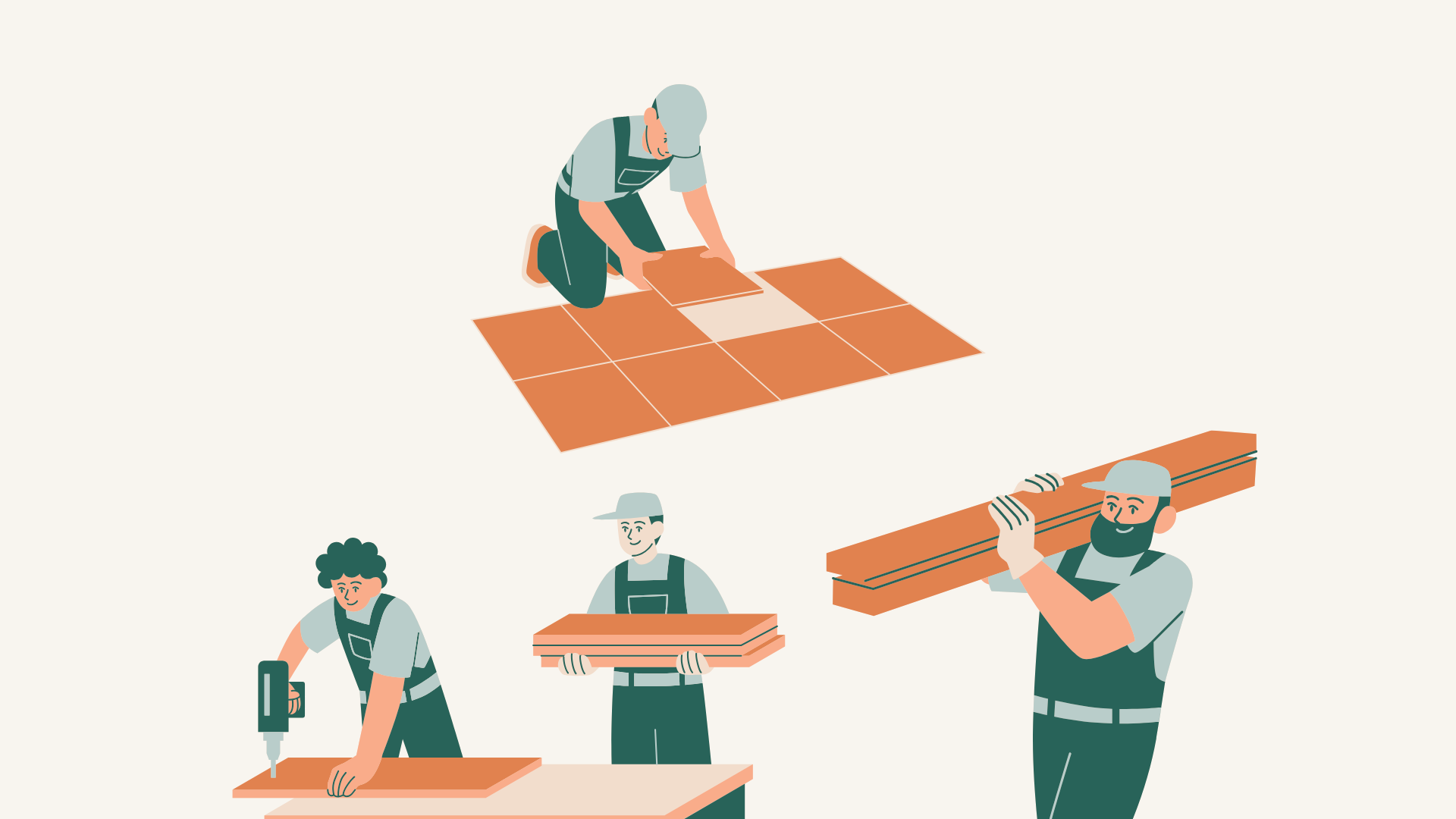 Floating staircase renovation with modern railing and wood treads